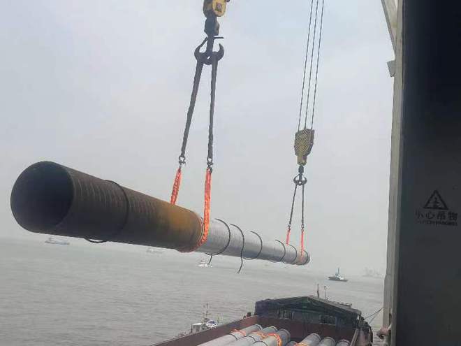 一带一路丨扬州外代全力保障JX钢管顺利发往红海(图1)