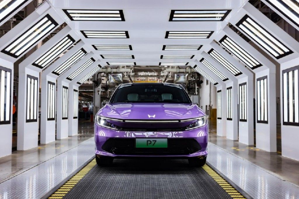 Im体育网站：广汽本田首款量产新车P7下线新能源工厂正式落成(图6)